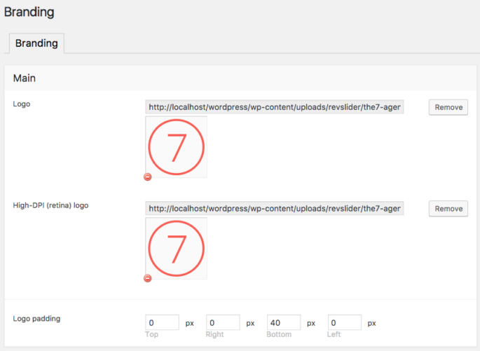 Afb. 1. Branding. Upload logo's. Afb. 1. Branding. Upload logo's.