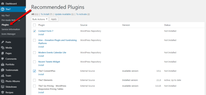Figuur 1. Installeer plug-ins. Figuur 1. Installeer plug-ins.