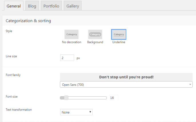 Fig. 1. General Settings For The7 Post Types Fig. 1. General Settings For The7 Post Types.