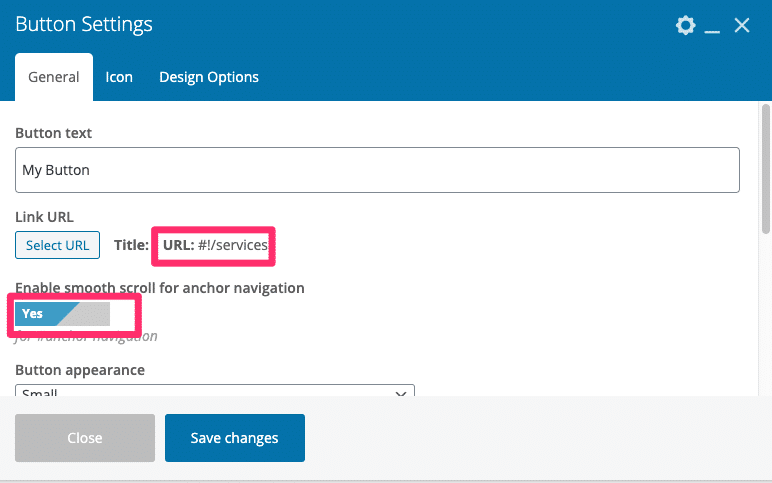 Fig. 1. Enable smooth scroll.