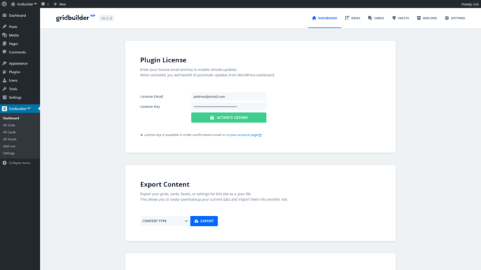 Licentie Activering 1024 × 576 Activeer plugin-licentie
