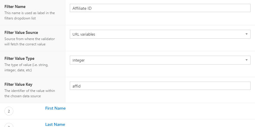 Filtersbeheer Aangepaste Filters Manager